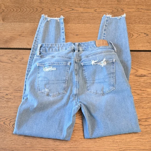 American Eagle Outfitters Light Blue Skinny Jeans - Picture 5 of 5